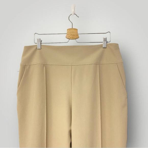 Athleta Stellar Wide Crop Size 16 Cream Tan #533534 - Picture 3 of 14